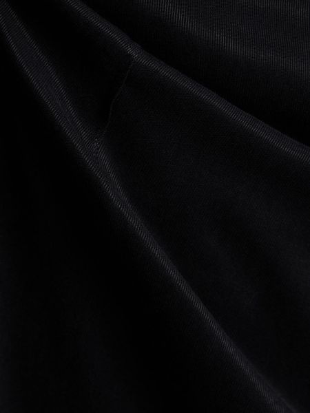 Μάξι φόρεμα Mm6 Maison Margiela μαύρο