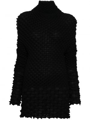 Mini šaty Issey Miyake černé