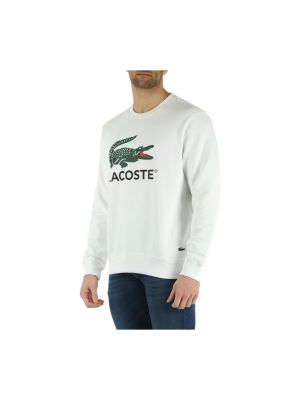 Sportliche sweatshirt Lacoste weiß