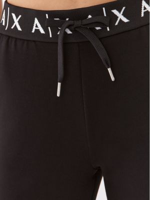 Sportovní kalhoty Armani Exchange černé