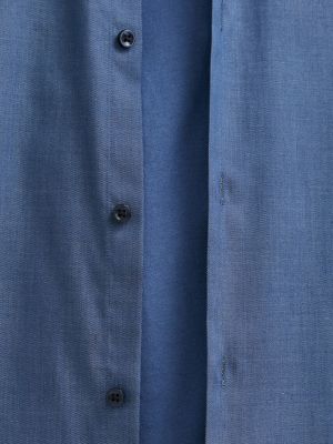 Pernata košulja s gumbima slim fit Hugo plava