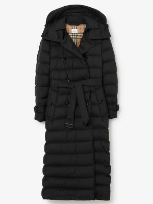 Черное пальто Burberry