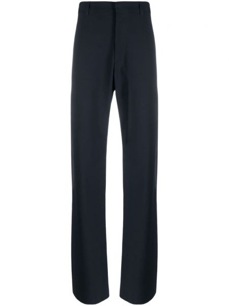 Pantalon droit en laine Givenchy bleu