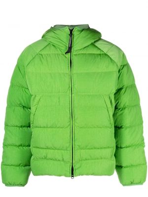 Páperová bunda s kapucňou C.p. Company zelená