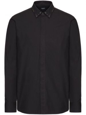 Hemd aus baumwoll mit spikes Valentino Garavani schwarz