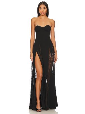 Maxikleid Retrofete schwarz