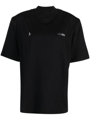 Bavlnené tričko The Attico čierna