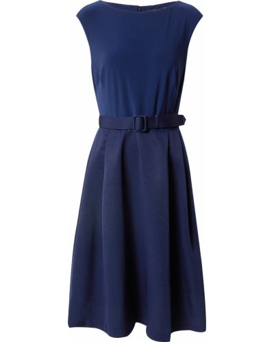 Коктейлна рокля Lauren Ralph Lauren синьо