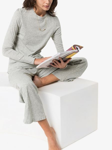 Pijama manga larga Skin gris