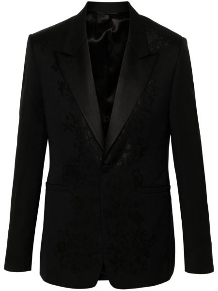 Jacquard blomstret blazer Givenchy sort