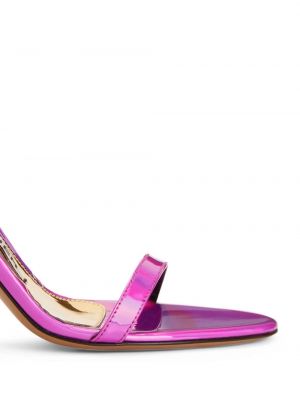 Sandale mit kristallen Alexandre Vauthier pink