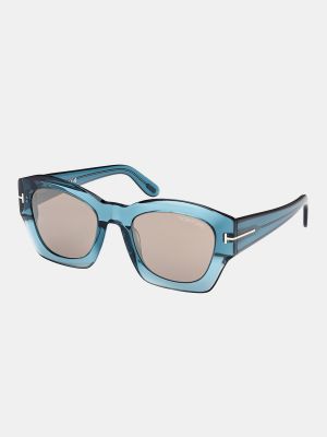 Gafas de sol con estampado geométrico Tom Ford azul