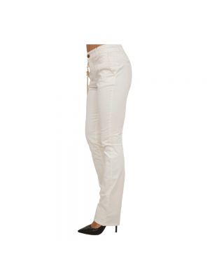 Pantalones slim fit Fracomina blanco