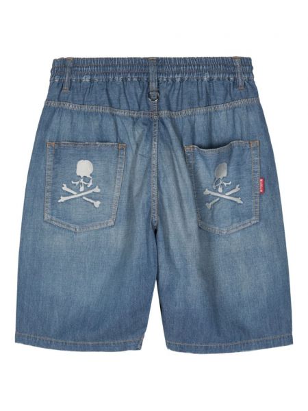 Jeans shorts Mastermind Japan blau