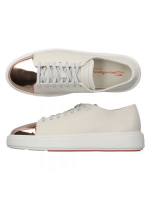 Sneakersy Santoni białe