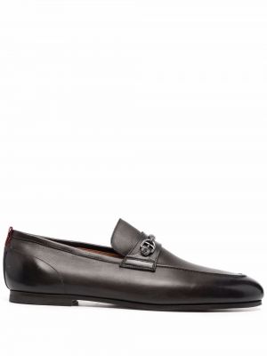 Skinn loafers Bally brun