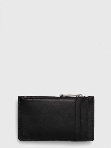 Usnjena denarnica Calvin Klein črna