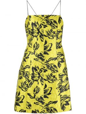 Jacquard floral stroppekjole Alice+olivia svart