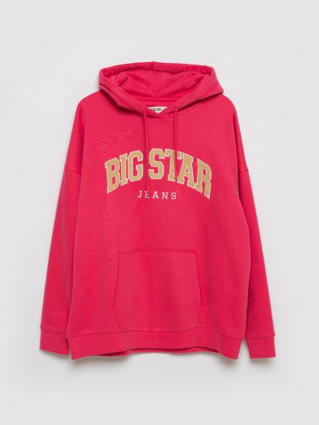 Džemperis su gobtuvu su žvaigždės raštu Big Star