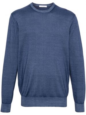 Vilnonis megztinis Cruciani mėlyna