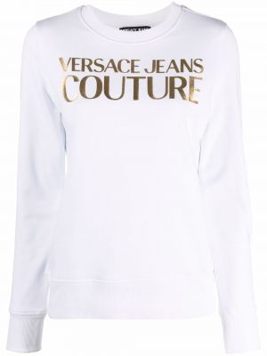 Суитчър с принт Versace Jeans Couture бяло