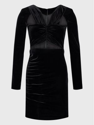 Коктейлна рокля slim Undress Code черно