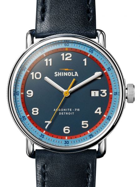 Armbanduhr Shinola blau