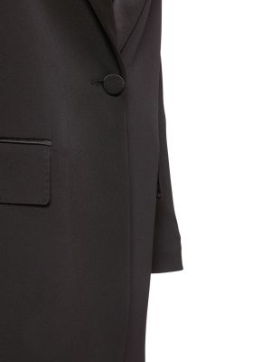 Vlnený oblek Max Mara čierna