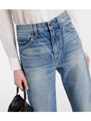 Low waist straight jeans ausgestellt Nili Lotan blau