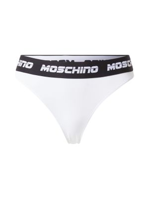 Moschino Underwear Tangá 'Perizoma'  biela / čierna