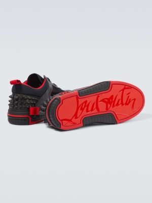Nahast tennised Christian Louboutin must