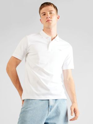 Поло тениска Calvin Klein бяло