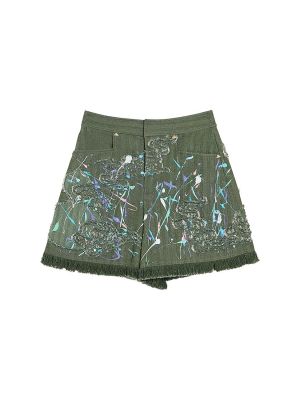 Shorts di jeans Mithridate verde
