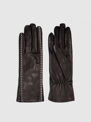 Кожаные перчатки Sermoneta Gloves черные