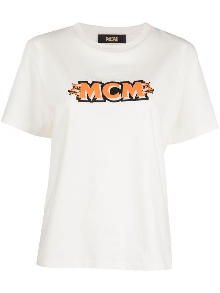 Camiseta Mcm blanco