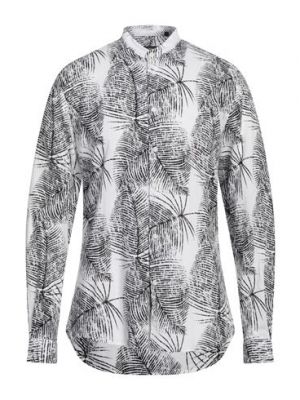 Camisa de lino de algodón Antony Morato negro