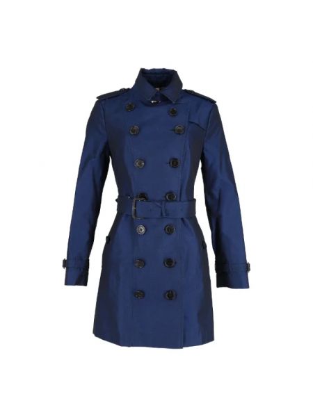 Płaszcz bawełniany Burberry Vintage niebieski