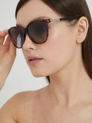 Слънчеви очила Emporio Armani виолетово
