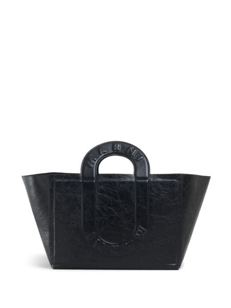 Shopper handtasche Marni schwarz