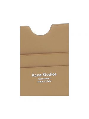 Portfel Acne Studios brązowy