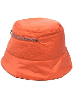 Kapa z zadrgo z žepi Rick Owens Drkshdw oranžna