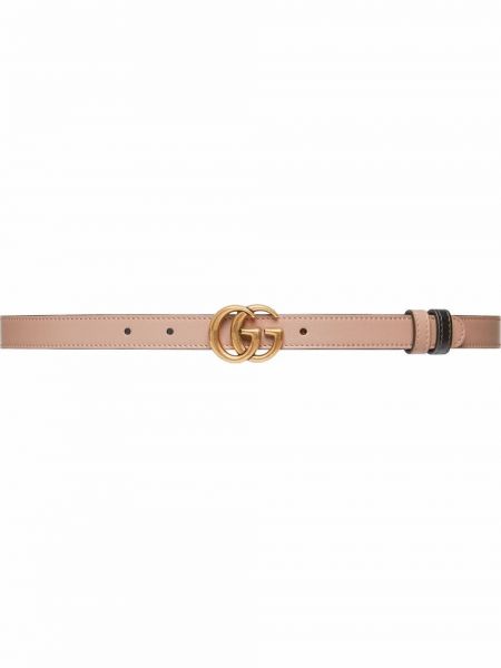 Cinturón reversible Gucci dorado