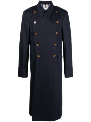 Bavlněný kabát Vivienne Westwood modrý