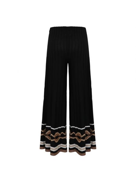 Pantalones con estampado con estampado abstracto D.exterior negro