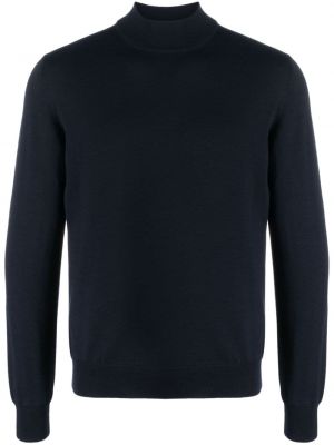 Sweter wełniany Tagliatore niebieski