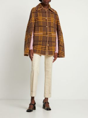 Abrigo de lana Gucci marrón