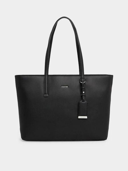 Чорна сумка шопер Calvin Klein