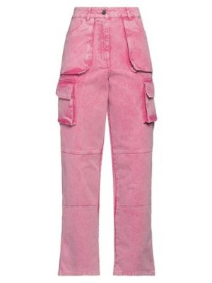 Jeans di cotone Agr rosa
