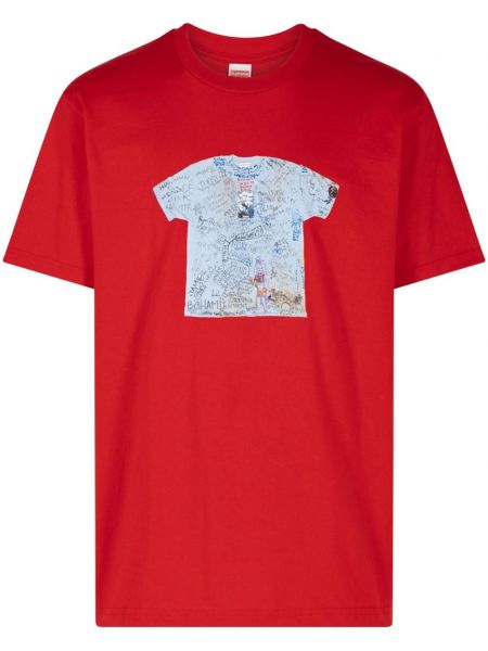 T-shirt Supreme rød