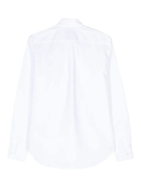 Medvilninė siuvinėta marškiniai Maison Kitsuné balta
